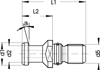 Anzugsbolzen DIN ISO 7388 -3 AF