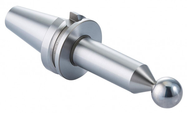 Rundlaufprüfdorn mit Kugel für Spindeln BT