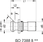 Anzugsbolzen DIN ISO 7388-3 UF